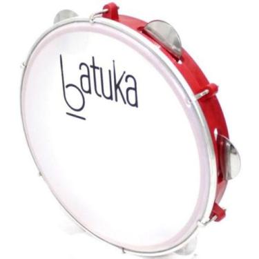 Imagem de Pandeiro 10 ABS Batuka 60045S - LUEN, Vermelho