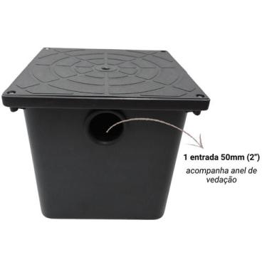 Imagem de Caixa de Gordura 9 Litros com Cesto e Tampa com Parafuso - Ficone & Re