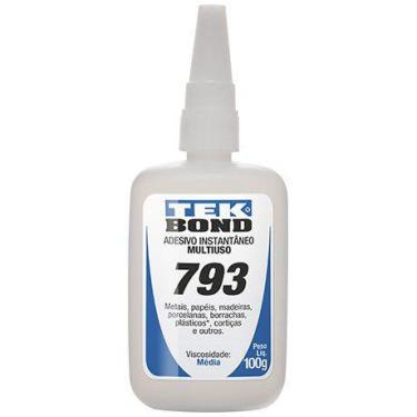 Imagem de Adesivo Instantaneo 793 - 100 Gr Tek Bond, 3 unidades