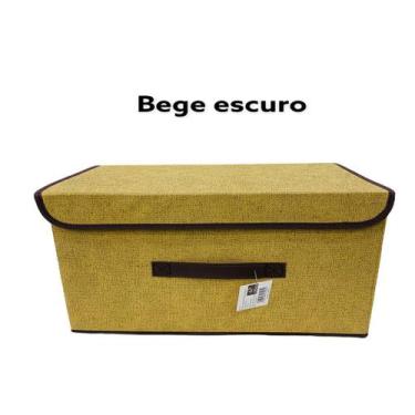 Imagem de Caixa Organizador Para Armário Papelão TNT 1595 - AMIGOLD, BEGE ESCURO