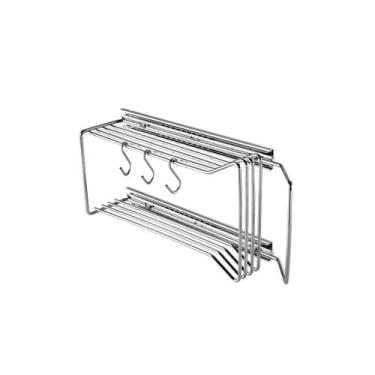 Imagem de Suporte para Espetos Embutido no móvel em Aço Carbono - MASUTTI COPAT
