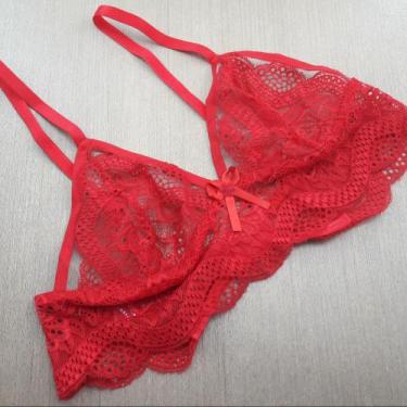 Imagem de Sutiã Rendado sem Bojo com tule sensual - Sutian Mônica - Supera Fitne