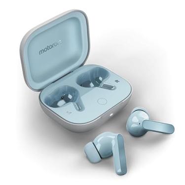 Imagem de Motorola Moto Buds XT2443-1 Dinamic ANC, Triple Mic. Array, IPX IP54, Bluetooth 5.3, Dolby Atmos-Sound - (Azul ilusão)