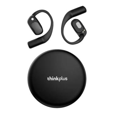 Imagem de Fone de Ouvido Bluetooth sem fio LEN0V0 LP72 OWS v5.4 | Alta Fidelidade | Música Estéreo | Gaming | Fone Ultra Longa Vida | Esportes | Gancho (Preto)