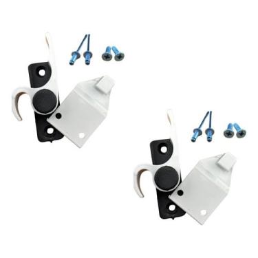 Imagem de 2 Trinco Fecho Meia Lua  Porta Japonesa Caracol Porta Balcão - la plat