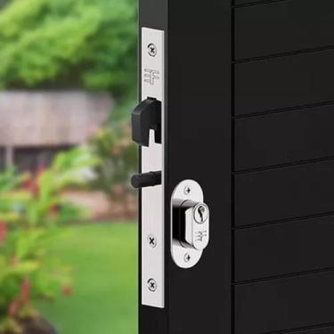 Imagem de Fechadura Bico de Papagaio 6115/50 para Porta de Correr 15mm Espelho P