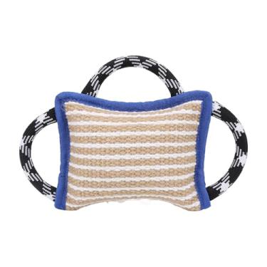 Imagem de Travesseiro Grande para Mordida de Cachorro, Brinquedo Interativo Resistente a Rasgos de Juta para Cachorro Adulto, Forte Força de Mordida Evita que o Produto Seja Danificado