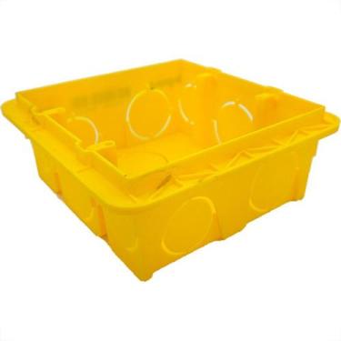 Imagem de Caixinha De Luz Pvc Pial Legrand Amarela 4X4 - Kit C/16 Pecas - GL ELE