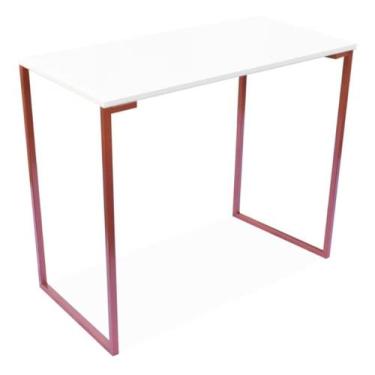 Imagem de Escrivaninha Escritório Industrial Cobre - Lojas Biliva Decor