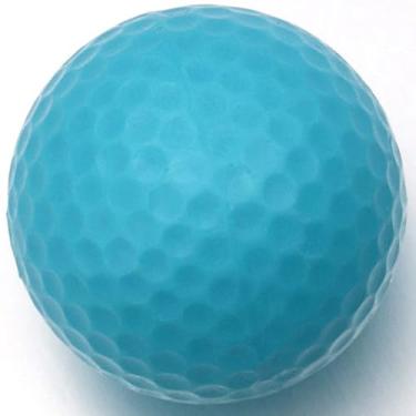 Imagem de Bolas de golfe de cor lisa, 1 dúzia em branco, sem estampa (turquesa) ótima ideia de presente de mães, pais e crianças - perfeitas para a pessoa que tem tudo.