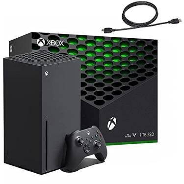 Imagem de Microsoft Xbox Series X 1TB + 1 Controle Sem Fio - Compatível com Milhares de Jogos, Desempenho Ajustado, Jogos Verdadeiros 4K, Até 120 FPS - Cabo HDMI
