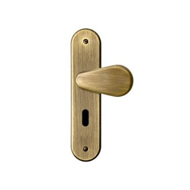 Imagem de Fechadura Mz400 Interna 40mm Espelho Oxidado - Papaiz, Oxidado