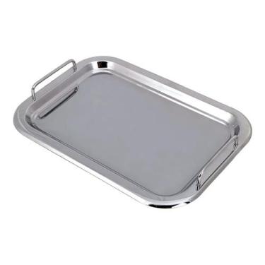 Imagem de Bandeja Decorativa para Canto do Café Feita em Aço Inox - Unica, UD150