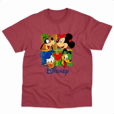 Imagem de Camiseta Mickey Pateta Pluto Pato Donald Estampado Desenho - Use Argum