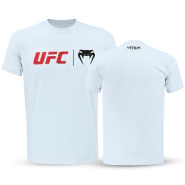 Imagem de Camiseta Masculina Ufc Venum 100% Algodão Classic Branca, XGG