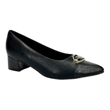 Imagem de Sapato Piccadilly Scarpin Taci Salto Médio 739078 Preto