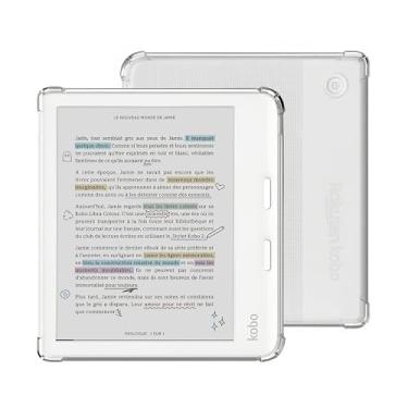 Imagem de Stianiiie Capa para Kobo Libra Color (não para Libra 2) cantos reforçados 18 cm capa transparente/capa cor libra