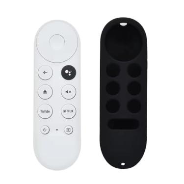 Imagem de XINFUTE Novo controle remoto substituto G9N9N para Chromecast 4K Google TV Voice Bluetooth com capa
