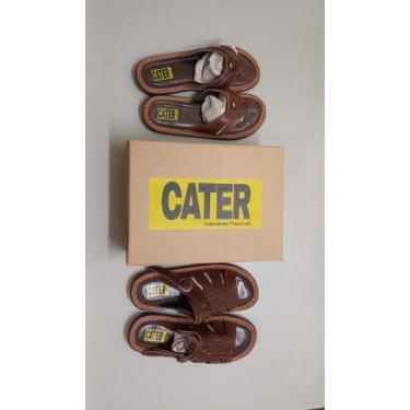 Imagem de kit  chinelo  sandalia  cater   em couro Masculino - CATER SHOES, Pinh