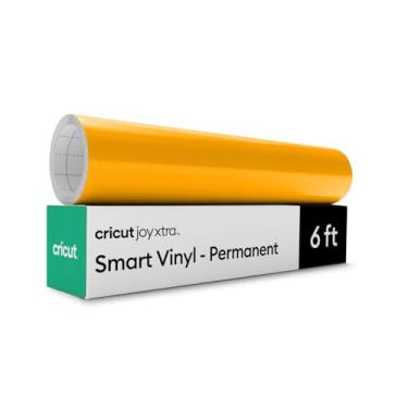 Imagem de Cricut Vinil permanente inteligente para máquina Joy Xtra, amarelo milho (rolo de 24 cm x 1,8 m)