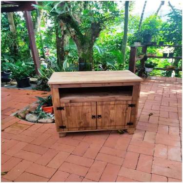 Imagem de Rack Para Sala 87x85x50 Móveis Rio Negrinho