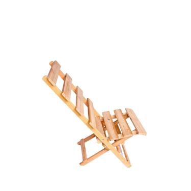 Imagem de Cadeira de praia dobravel de madeira maciça Via Brasil