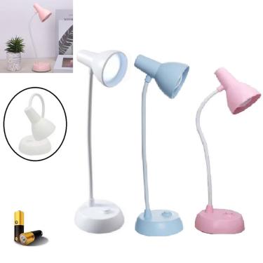 Imagem de Luminária de Mesa LED 32cm Flexivel Sem Fio Portátil com Luz