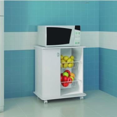 Imagem de Fruteira 2 Cestos 1 Porta Mf-95 Ditália Móveis