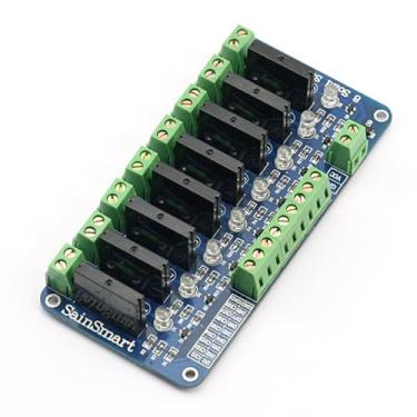 Imagem de SainSmart Placa de módulo de relé de estado sólido de 8 canais 5V para Arduino Uno Duemilanove MEGA2560 MEGA1280 ARM DSP PIC