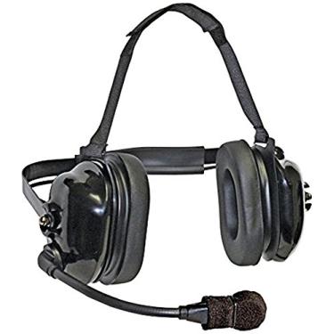 Imagem de Klein Electronics Fone de ouvido TITAN-FLEX Titan-FlexBoom; fone de ouvido de alto ruído, duplo com microfone FlexBoom, almofadas de espuma e fones de ouvido pretos; conector de cabo universal de 5 pinos