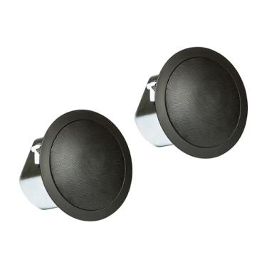 Imagem de JBL Professional Alto-falante de teto compacto Control 12C/T-BK de 7,6 cm, preto, vendido em pares