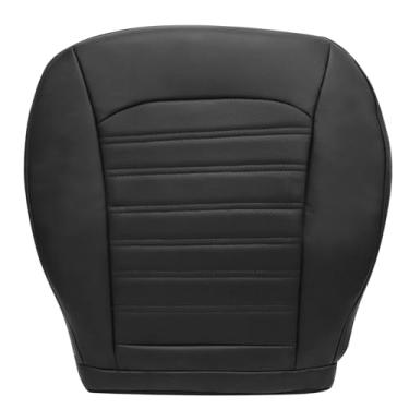 Imagem de Vigoraze Capa de assento de substituição de couro AC inferior do motorista dianteiro preta compatível com Ford Fusion 4 portas 2013 2014 2015 2016 2017