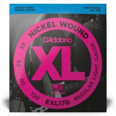 Imagem de Encordoamento D Addario EXL170 Para Contrabaixo 0.45