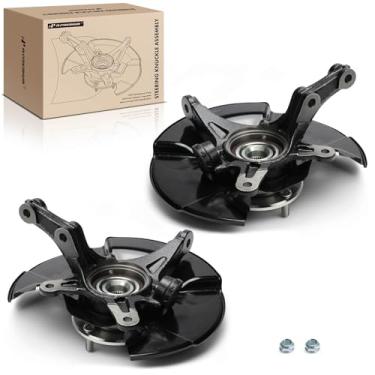 Imagem de A-Premium 2 juntas de direção dianteiras esquerda e direita e conjunto de cubo de rolamento de roda compatíveis com Honda Civic 2006 2007 2008 2009 2010 2011, lado do motorista e do passageiro