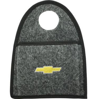 Imagem de Lixeira Lixinho Automotiva Carro Carpete Logo Bordado para Câmbio Graf