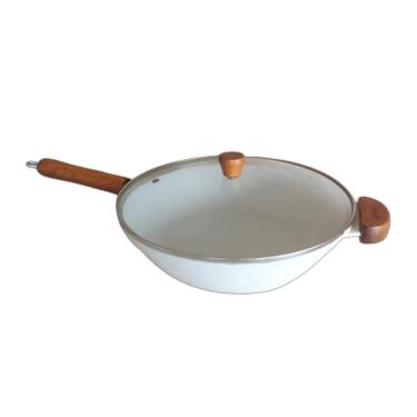 Imagem de Frigideira Wok Teflon Antiaderente Marmorizado Javali Cm28cm