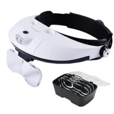 Imagem de Lupa Cabeça Luz Led Estética Dentista Pele Depilação