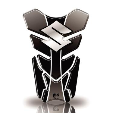 Imagem de Protetor De Tanque Adesivo Moto Suzuki Preto