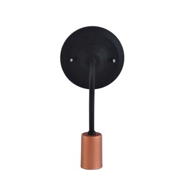 Imagem de Arandela Retrô 1 Lâmpada Emalustres Preto-cobre