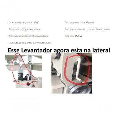 Imagem de Galoneira 3 Agulhas Semi Industrial Bracob+ 50 Agulhas 110v