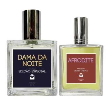 Imagem de Kit Perfume Feminino Dama Da Noite 100Ml + Afrodite 50Ml - Essência Do