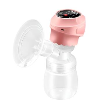 Imagem de Bomba Tira-Leite Elétrica Portátil, USB, 3 Modos, 9 Intensidades, Bateria 800mAh, Garrafa 210ml, Rosa