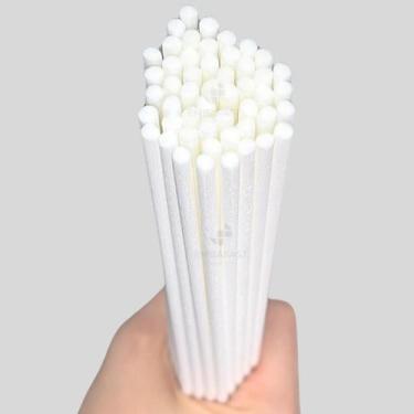 Imagem de Kit 50 Varetas Fibra Algodão 3mm Aromatizador Ambiente Sala Difusor Pe