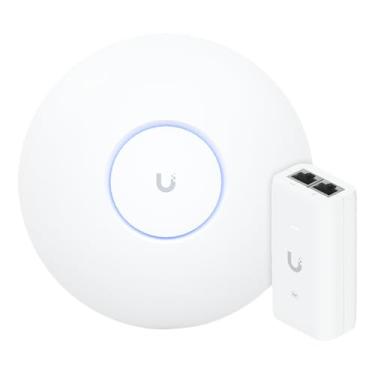 Imagem de Roteador Wifi 6 U6 Pro Ubiquiti 5 Gbps Com Fonte PoE 48V 15W | Access Point + Injetor PoE
