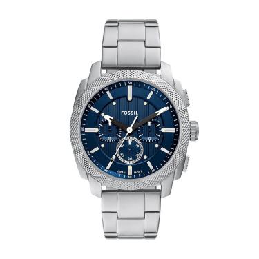 Imagem de Relógio Fossil Masculino Machine Prata - Fs6096-1an