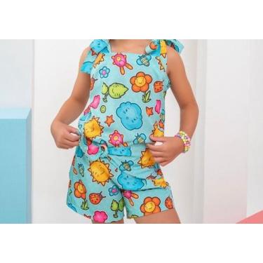 Imagem de Macaquito infantil menina com desenhos 100% malha  - patricinha kids