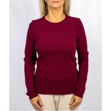 Imagem de Blusa Manga Longa 0225R-L14 - Cia B, Bordô, G