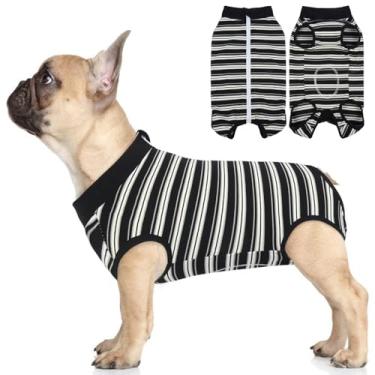 Imagem de LeleTail Fato de recuperação de cães para castrar fêmea, terno de cirurgia macia para cães castrados masculinos, coleira eletrônica anti-lamber e alternativas de cone, body body para animais de