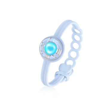 Imagem de Pulseira individual totwoo para casais em relacionamento à distância, joias inteligentes para ele e ela, sensível ao toque, Single Bracelet, Silicone, Pedra preciosa de zircônia