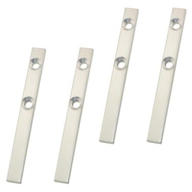 Imagem de DGHAOP 4 peças de barra de pivô de equilíbrio helicoidal de metal 76 x 8 x 4 mm acessórios de ferragens de inclinação para janela